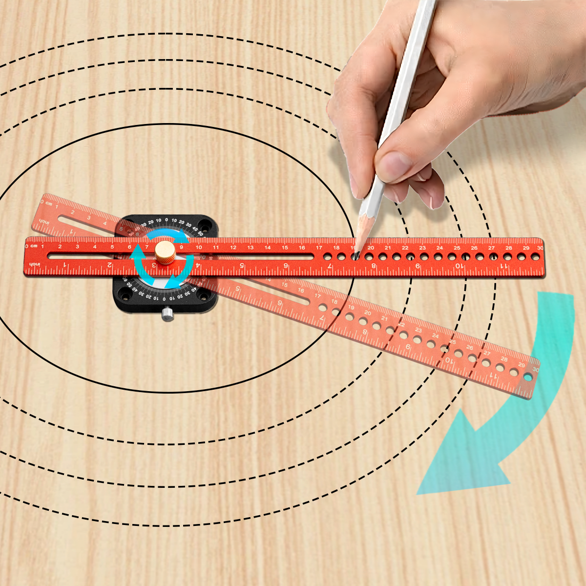 Woodworking Classes - New Woodworking Scriber 360° Precision T-type