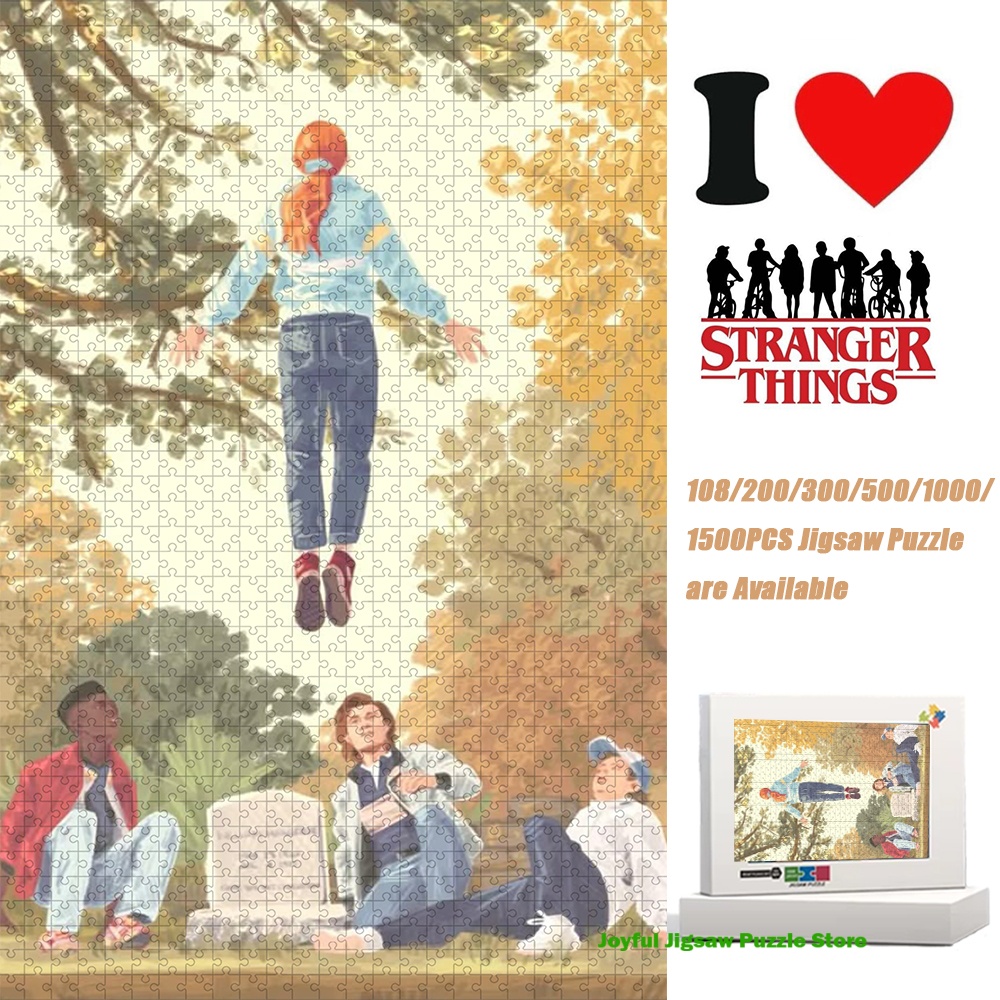 Woodworking Jigsaw - Stranger Things Jigsaw Puzzle Max Floating