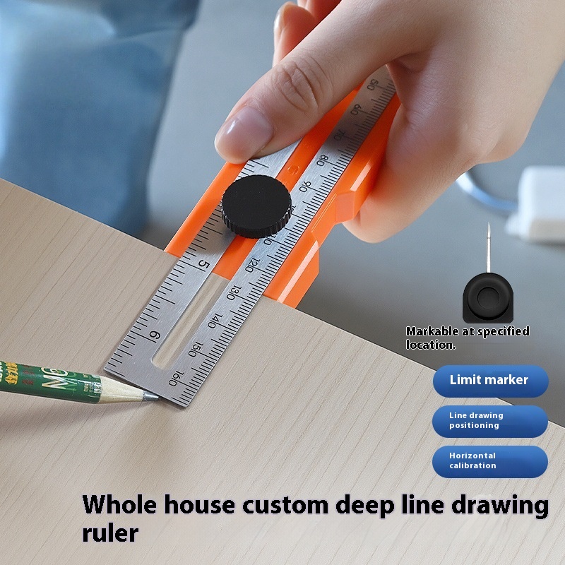 Multi-role Depth Measuring Rul - Woodworking Classes avaliação e preço
