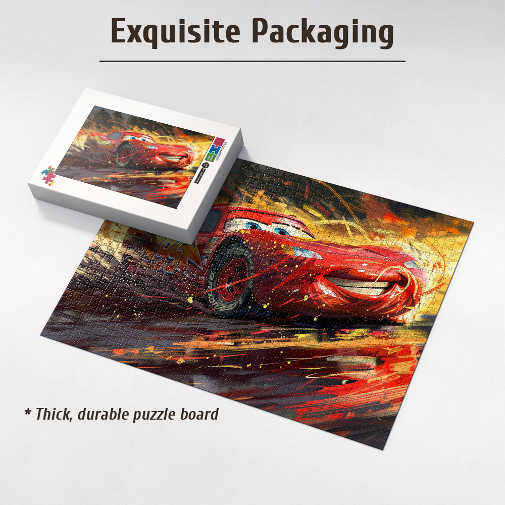 Disney Cars Red Lightning McQu - Woodworking Jigsaw avaliação e preço