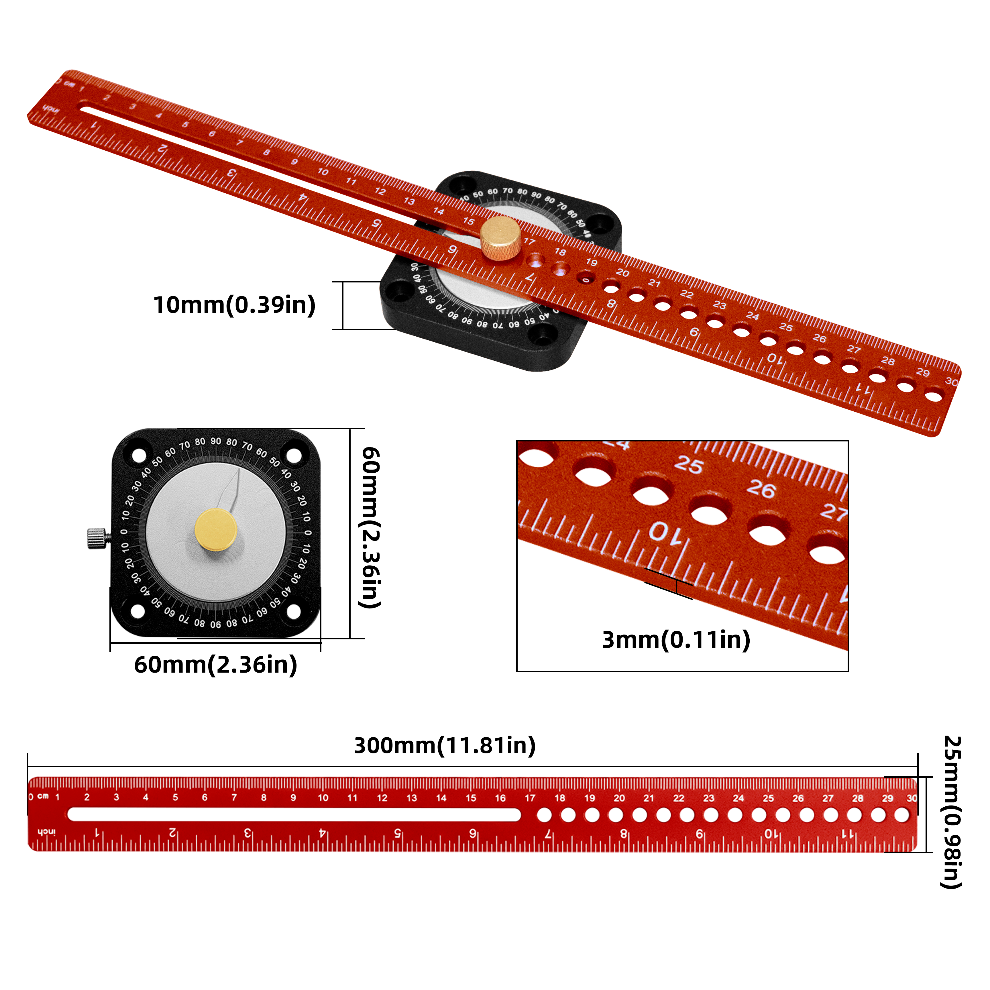New Woodworking Scriber 360° P - Woodworking Classes avaliação e preço