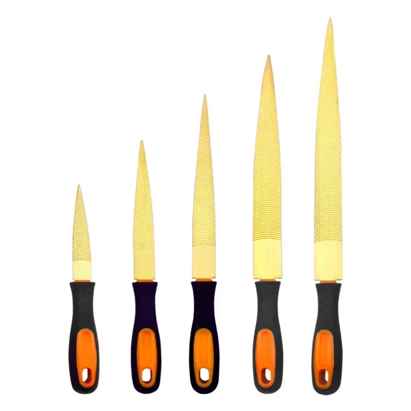 1PC Golden Tapered Rasp Wood F - Woodworking Files And Rasps avaliação e preço