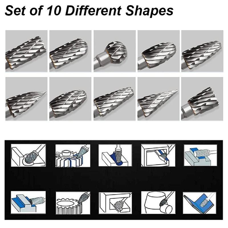 Tungsten Carbide Burr Set Bear - Woodworking Files And Rasps avaliação e preço