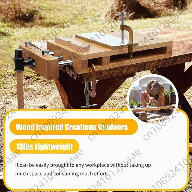 Hardwood Bench Desktop Woodwor - Woodworking Bench Vise avaliação e preço