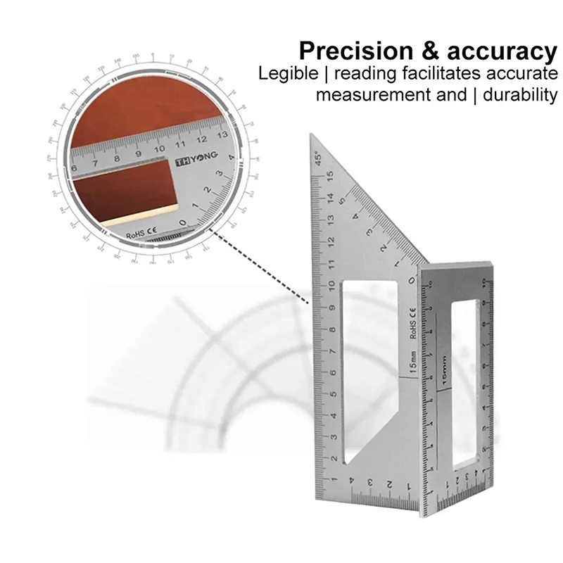 Multifunctional Angle Ruler 45 - Woodworking Classes avaliação e preço
