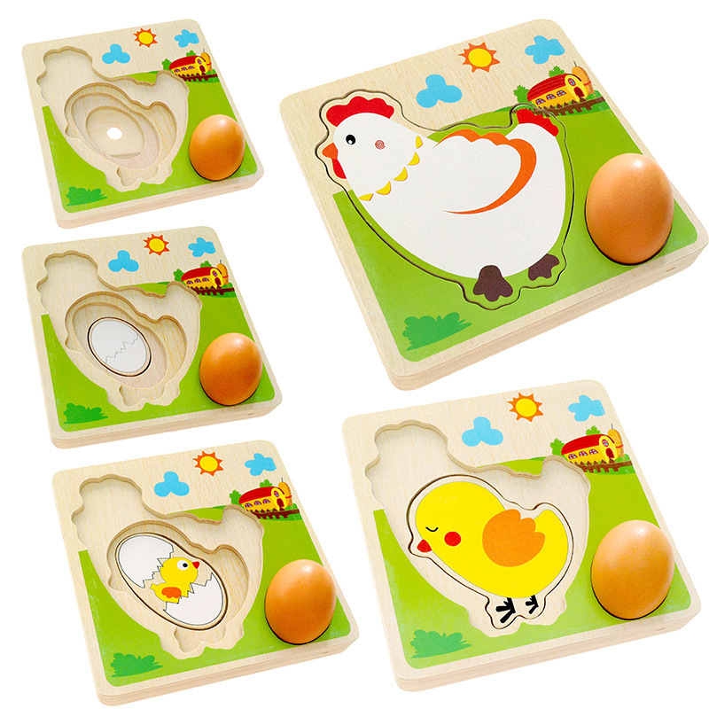 Wood 3D Puzzle Chick Grow Hens - Woodworking Jigsaw avaliação e preço