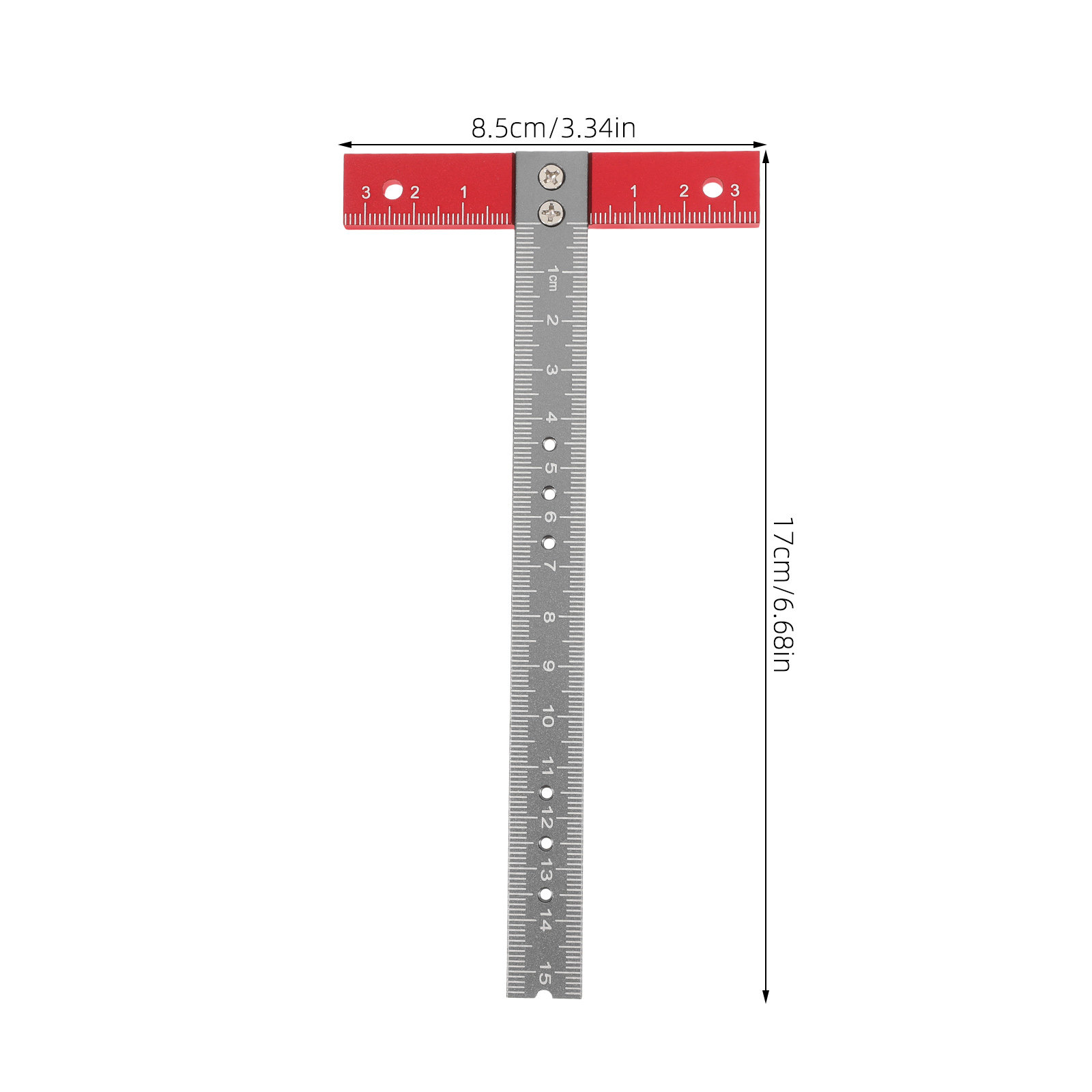 T Ruler Aluminum Alloy Precise - Woodworking Classes avaliação e preço