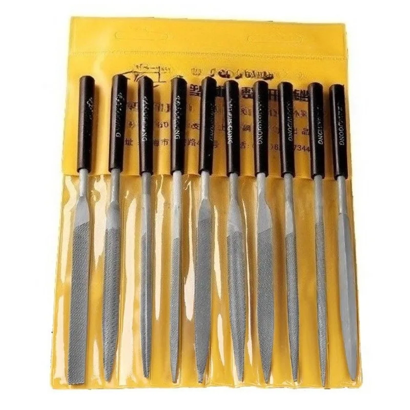 10pcs/set Metal Needle File Se - Woodworking Files And Rasps avaliação e preço