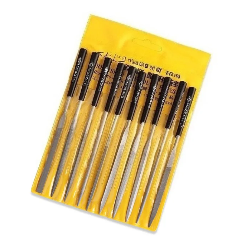 10pcs/set Metal Needle File Se - Woodworking Files And Rasps avaliação e preço