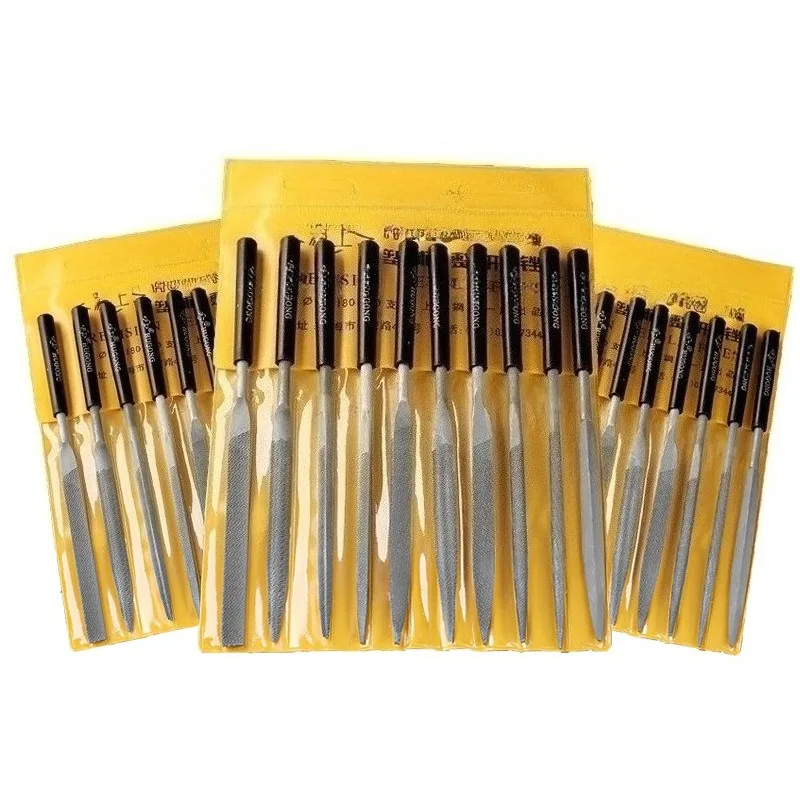 10pcs/set Metal Needle File Se - Woodworking Files And Rasps avaliação e preço