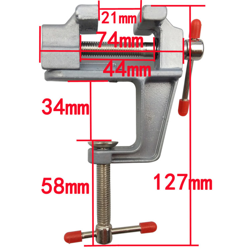 Aluminum Mini Table Clamp Smal - Woodworking Bench Vise avaliação e preço