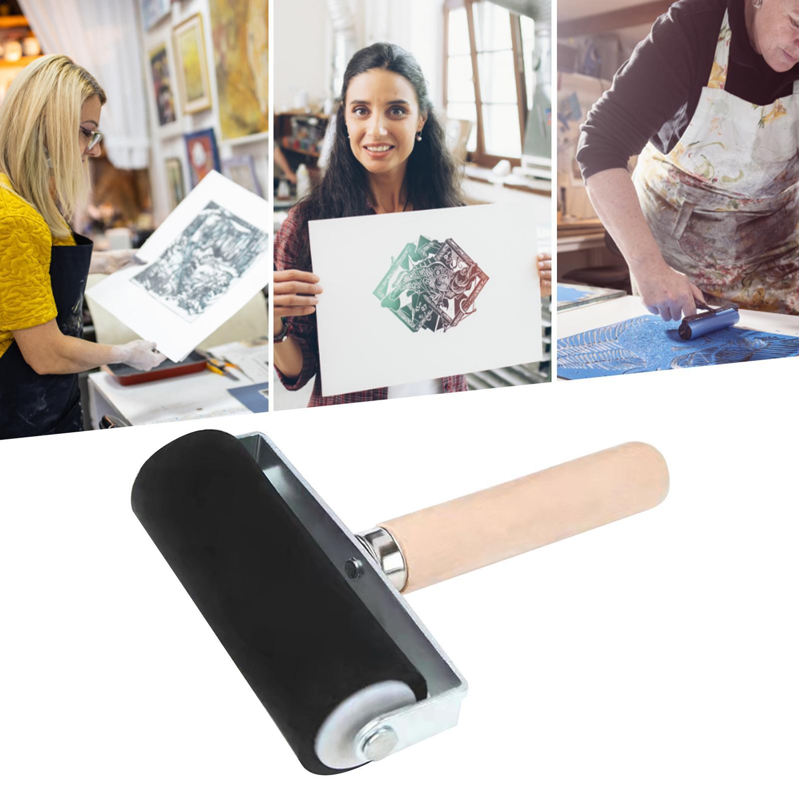 1PC Professional Rubber Roller - Woodworking Projects Art avaliação e preço