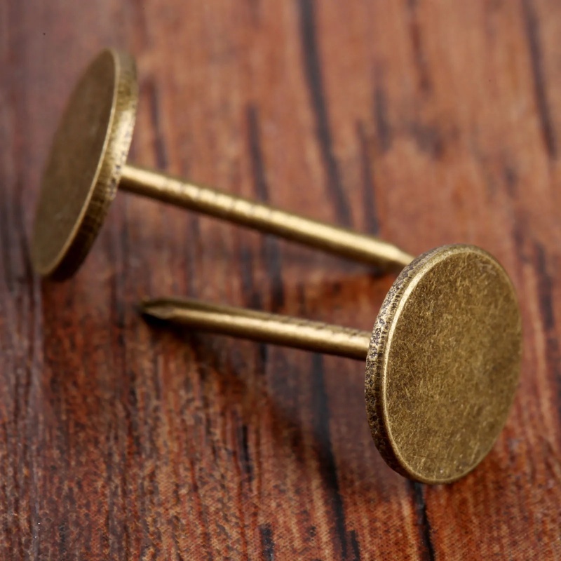 Smooth bronze nails for furnit - Woodworking Projects Art avaliação e preço