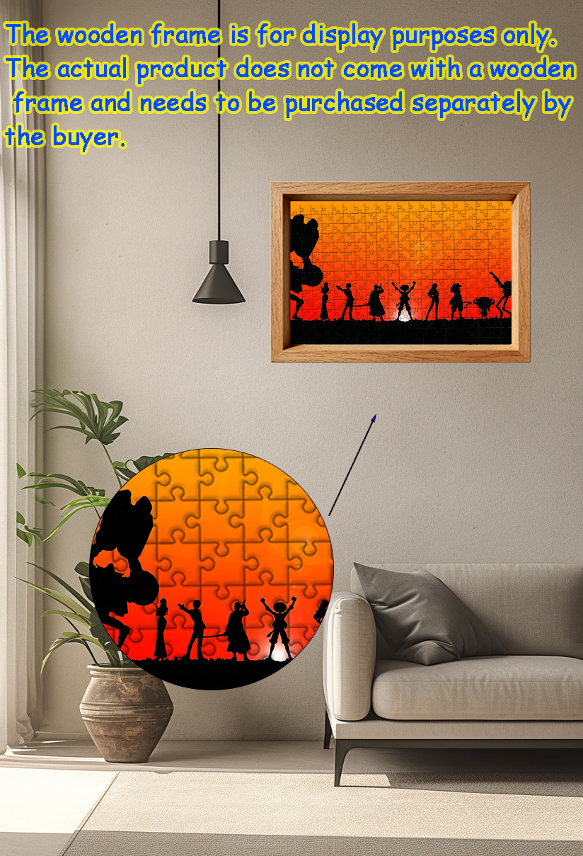 One Piece Luffy Chopper Zoro t - Woodworking Jigsaw avaliação e preço