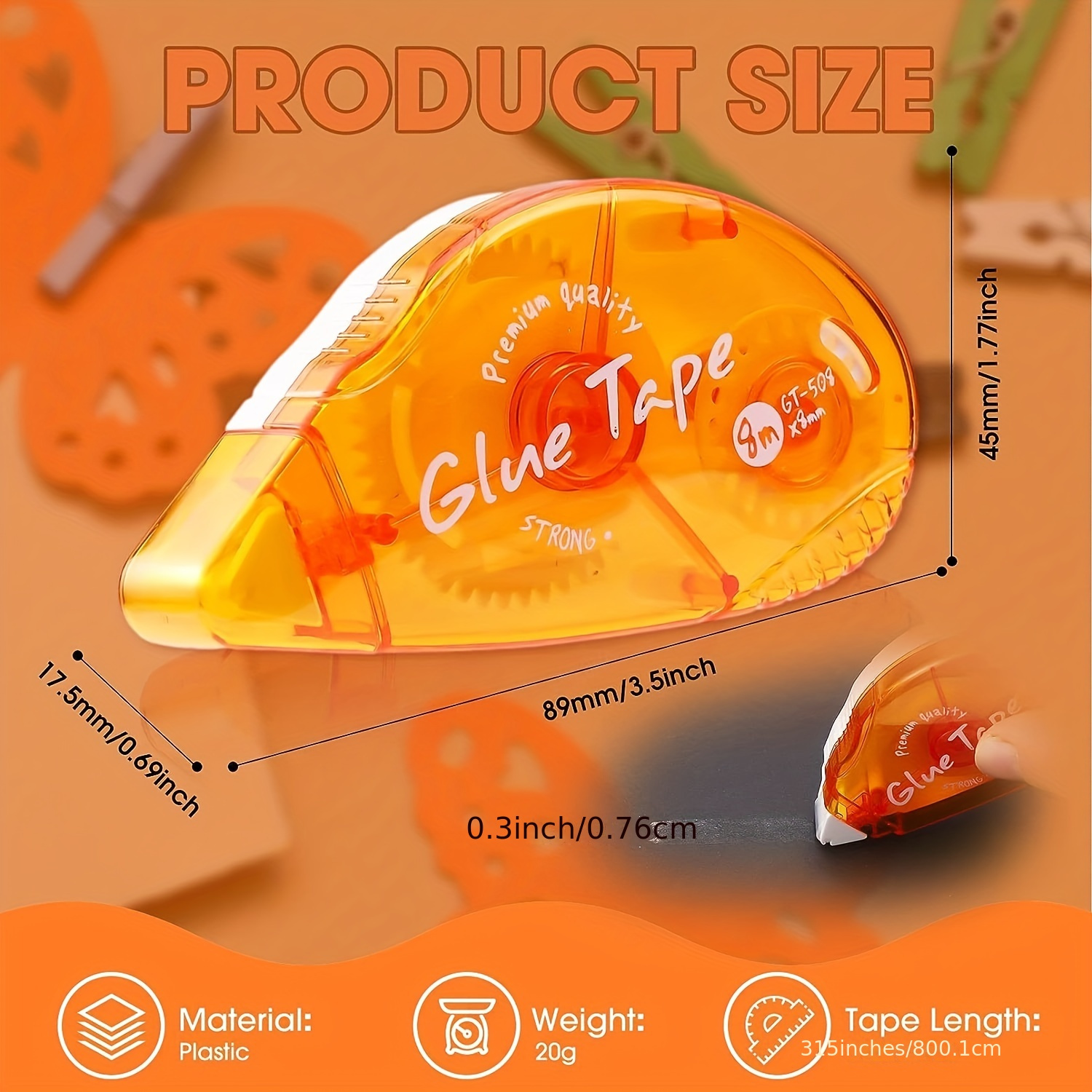 6 Packs Double Sided Tape Roll - Woodworking Projects Art avaliação e preço