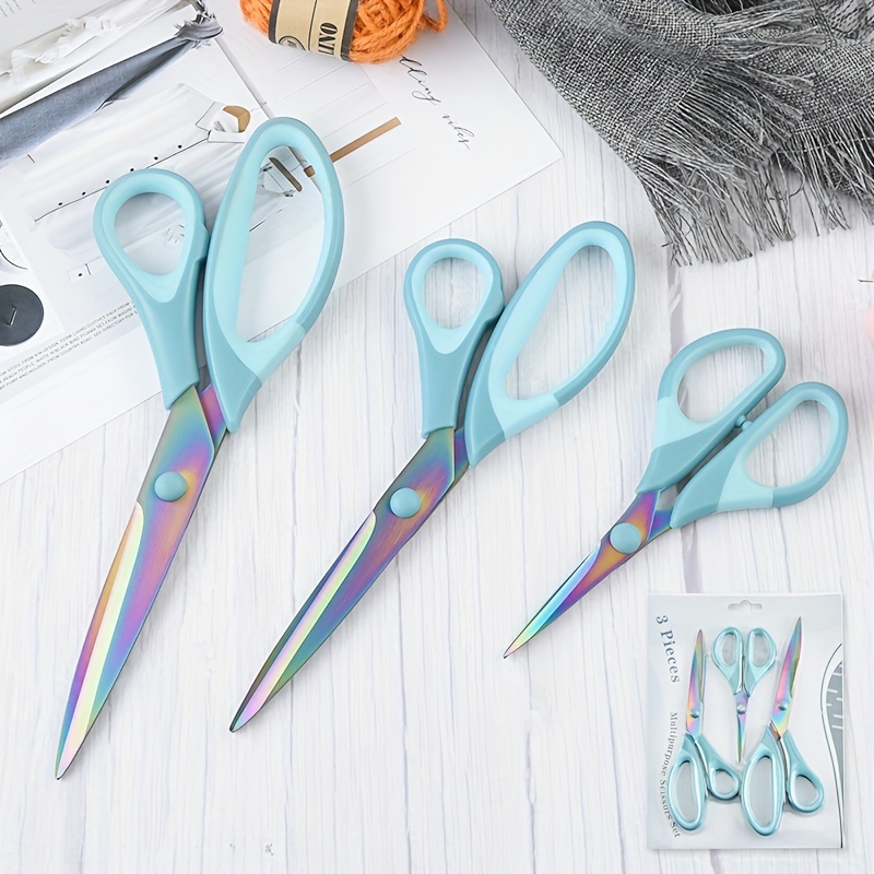 3-Piece Titanium Craft Scissor - Woodworking Projects Art avaliação e preço