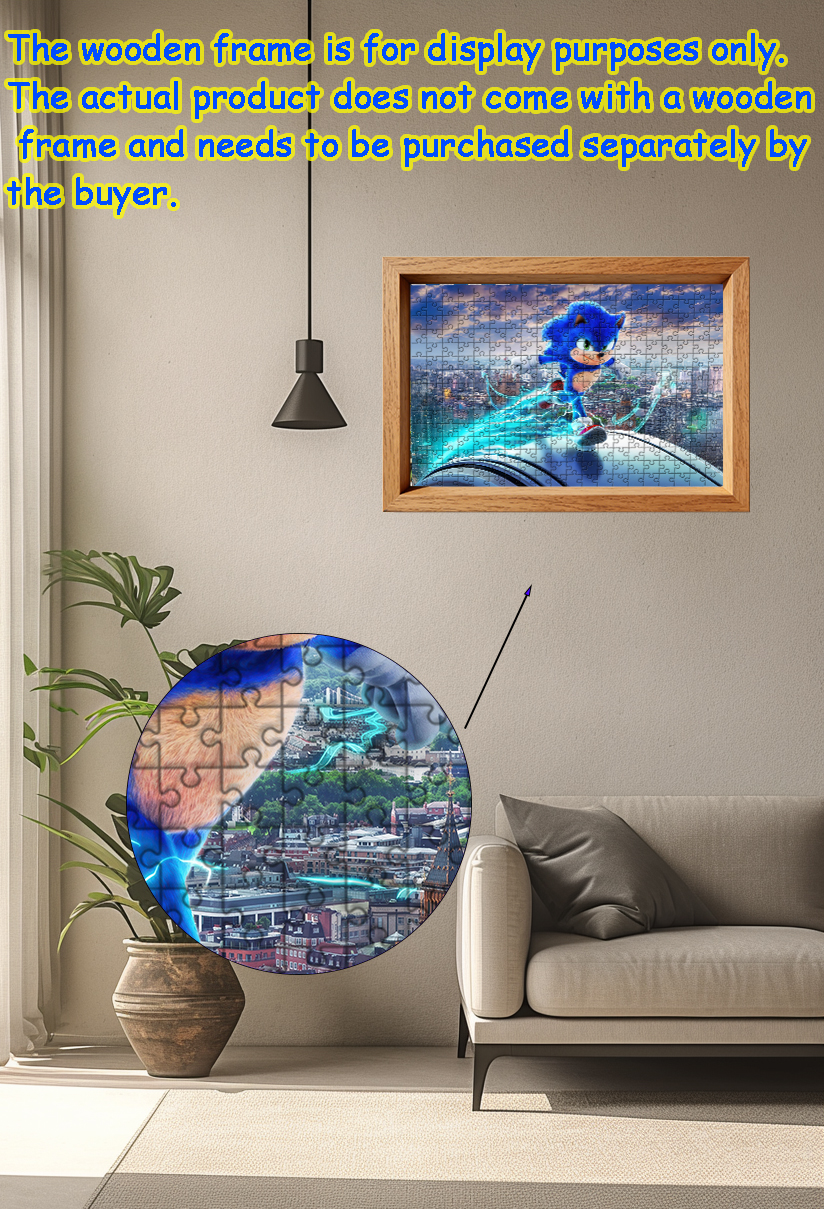 Sonic the Hedgehog Jigsaw Puzz - Woodworking Jigsaw avaliação e preço