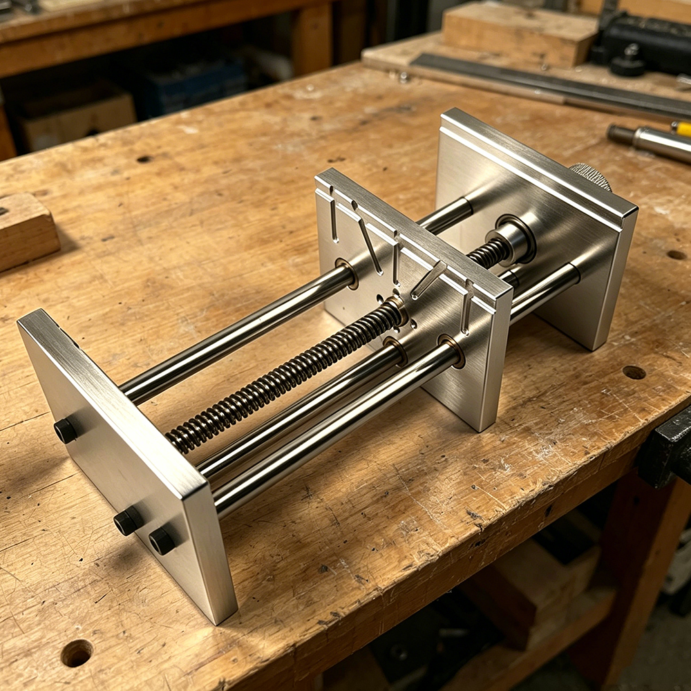 1Pc Aluminum Alloy Bench Vise  - Woodworking Bench Vise avaliação e preço