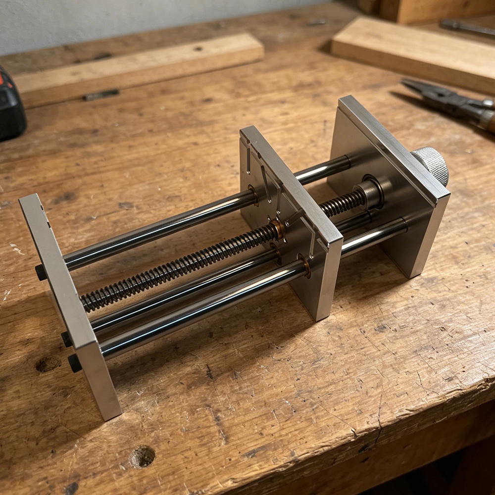 1Pc Aluminum Alloy Bench Vise  - Woodworking Bench Vise avaliação e preço