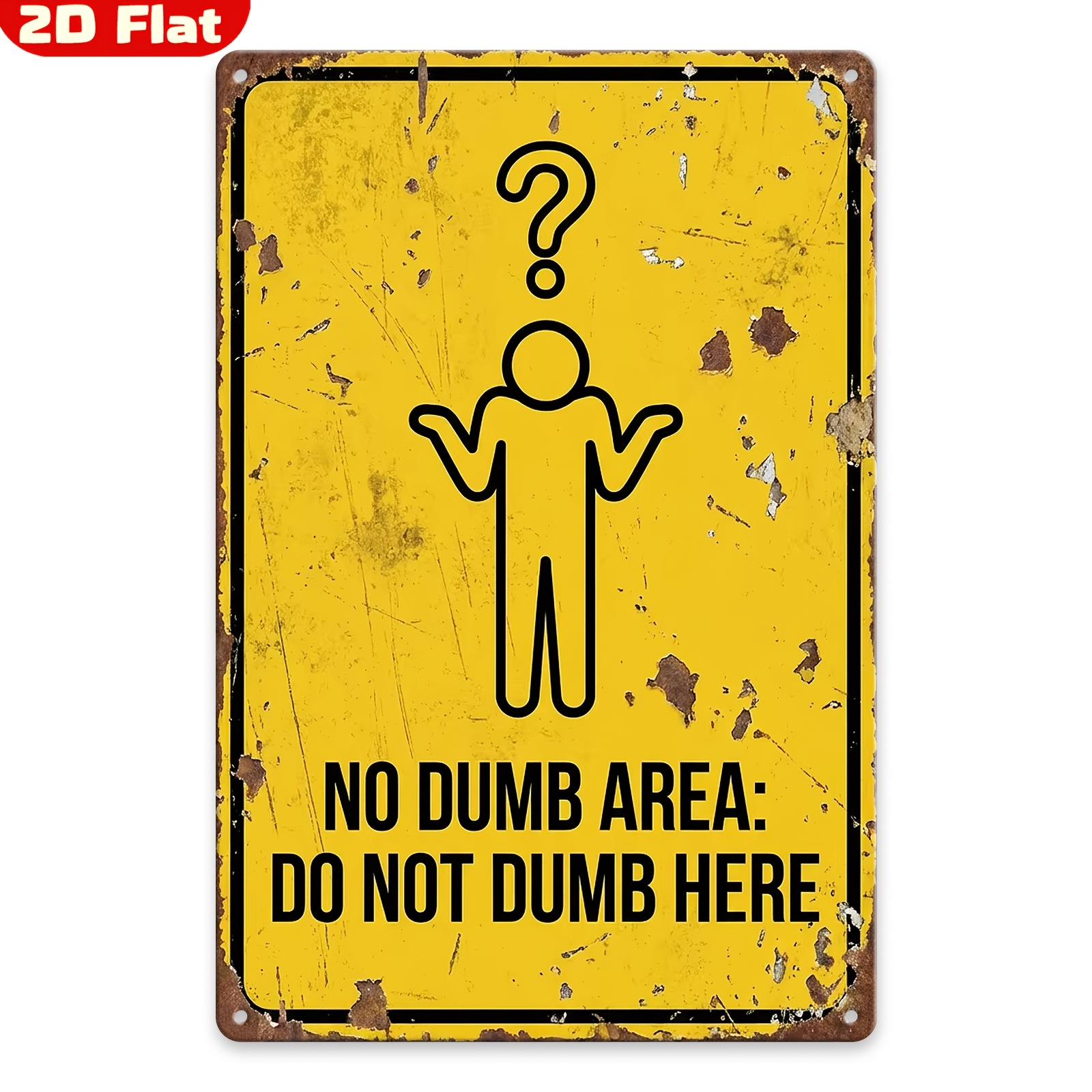 2D Flat, Funny Hammer Tin Sign - Woodworking Quotes avaliação e preço