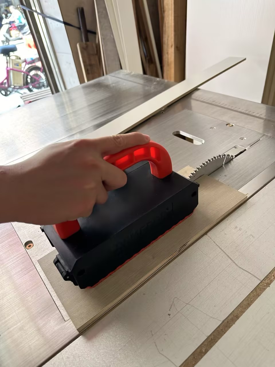 Table Saw Push Block Pusher Ad - Woodworking Jointer avaliação e preço