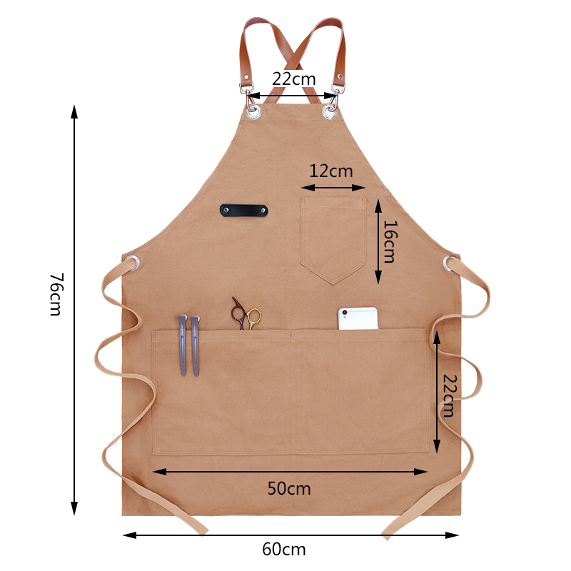 Durable Thickened Canvas Apron - Woodworking Overalls avaliação e preço