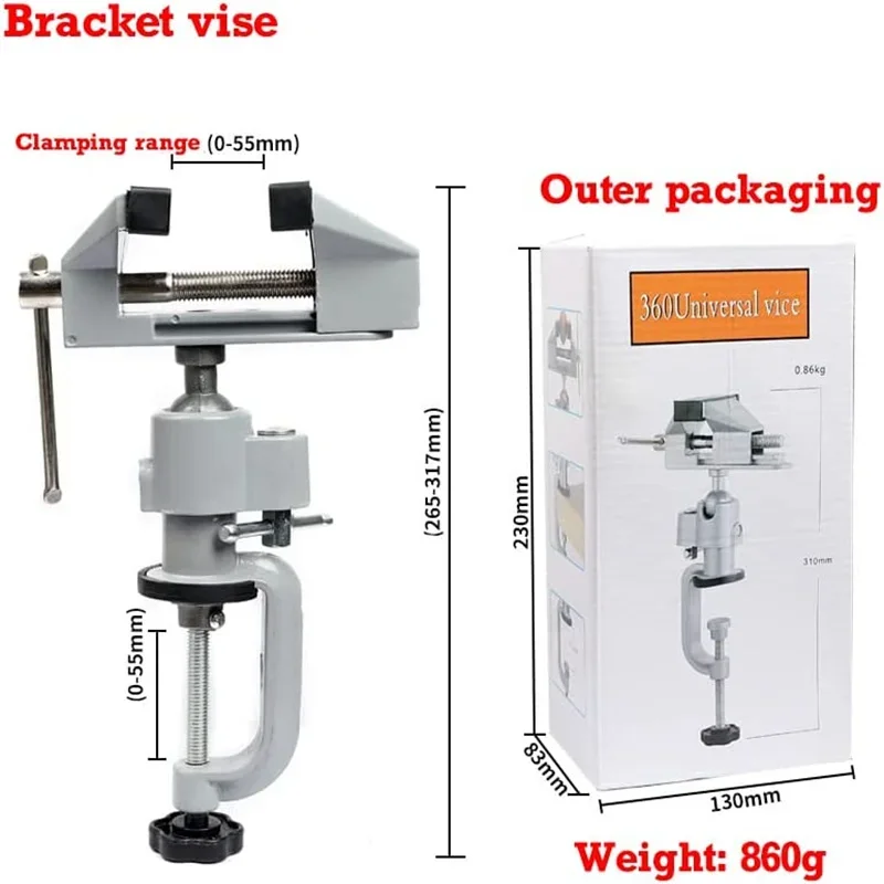 Multifunctional Aluminum Alloy - Woodworking Bench Vise avaliação e preço