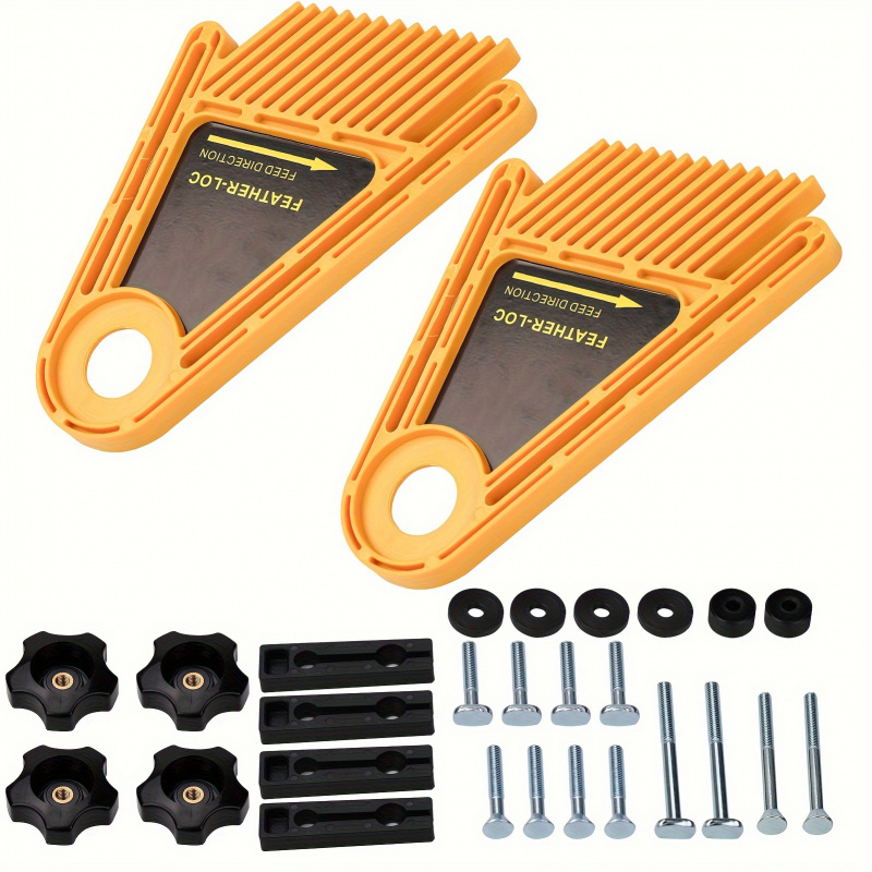 ‌2Pcs ABS Featherboards for Ta - Woodworking Kickback avaliação e preço