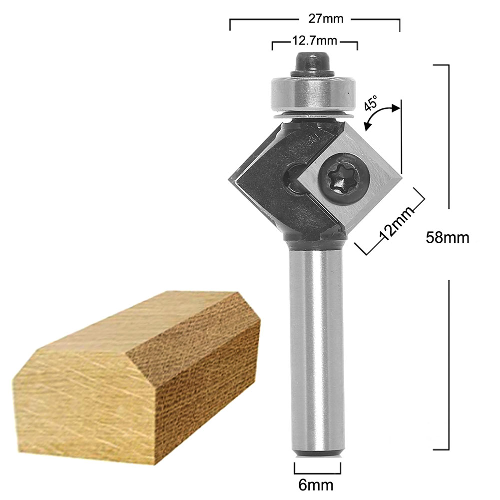 Milling Cutter Router Bit Trim - Woodworking Kickback avaliação e preço