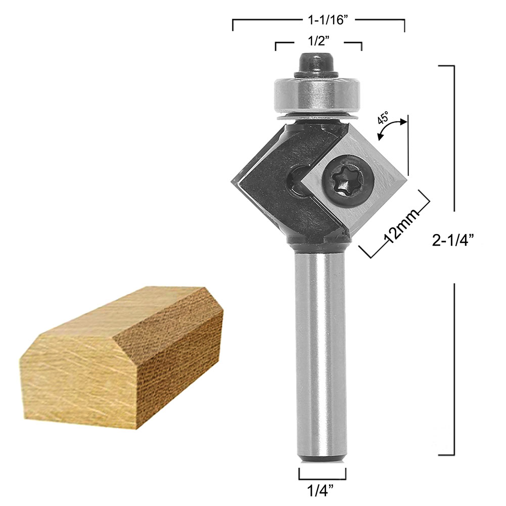 Milling Cutter Router Bit Trim - Woodworking Kickback avaliação e preço