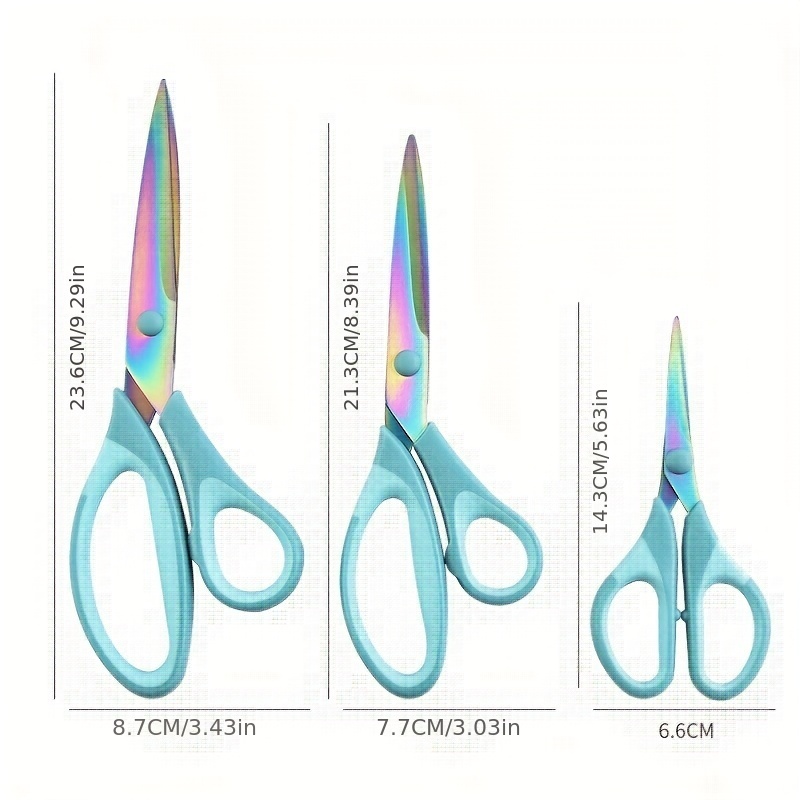 3-Piece Titanium Craft Scissor - Woodworking Projects Art avaliação e preço