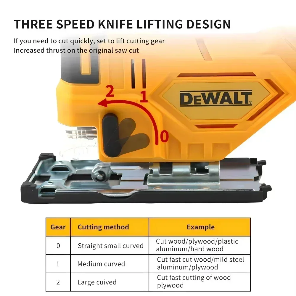 Dewalt  2700RPM Brushless Curv - Woodworking Jigsaw avaliação e preço