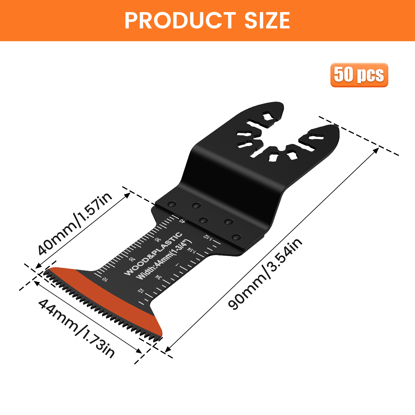 10/50Pcs Oscillating Saw Blade - Spoke Shave Round avaliação e preço