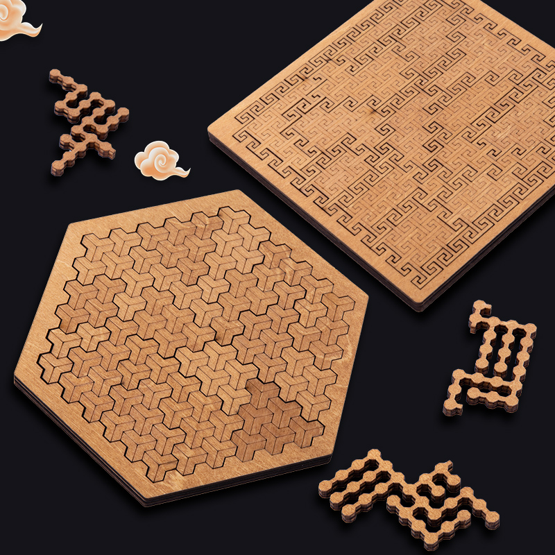 Impossible Wooden Puzzle IQ Pu - Woodworking Jigsaw avaliação e preço
