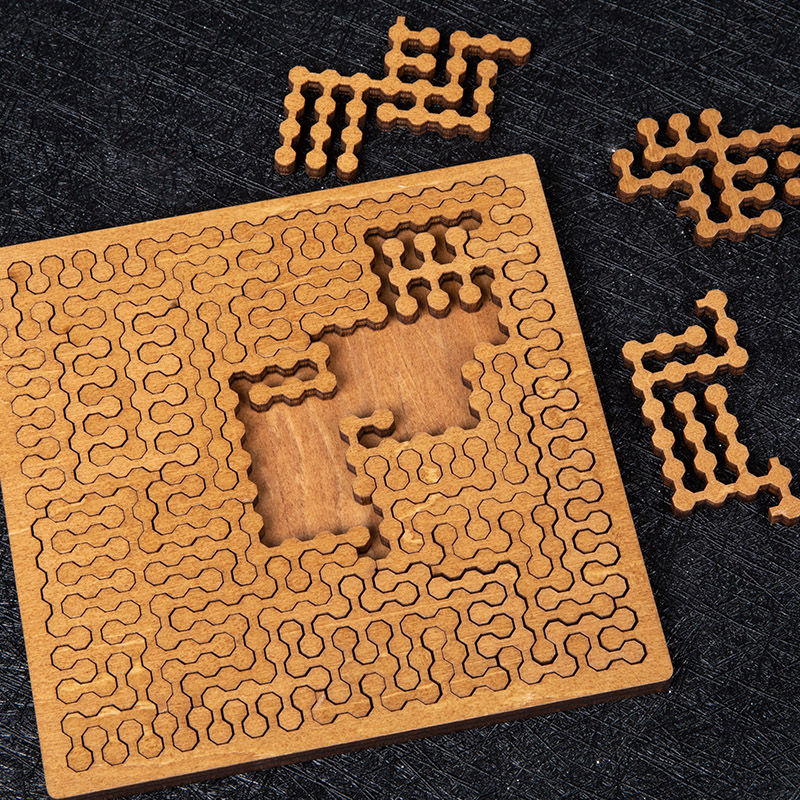 Impossible Wooden Puzzle IQ Pu - Woodworking Jigsaw avaliação e preço