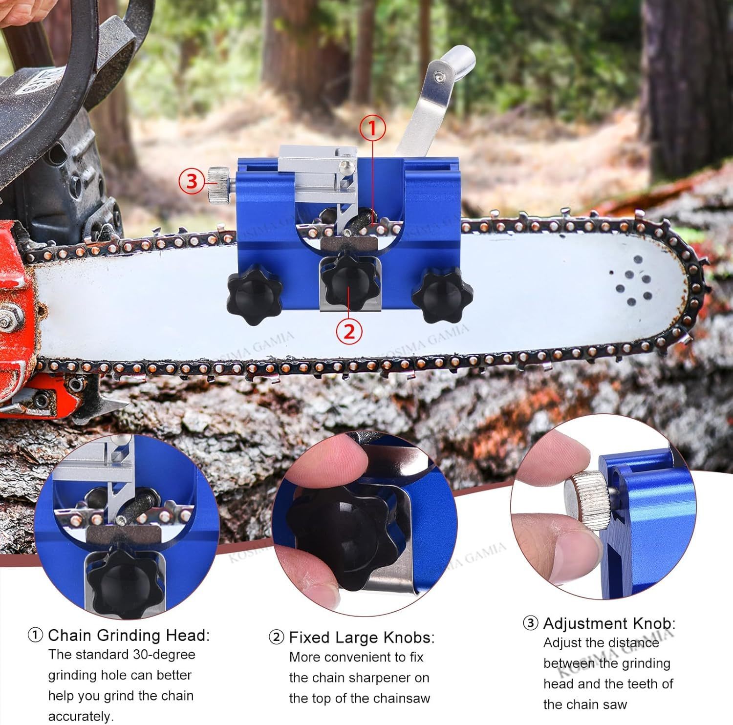 Portable Manual Chain Saw Blad - Woodworking Jigsaw avaliação e preço
