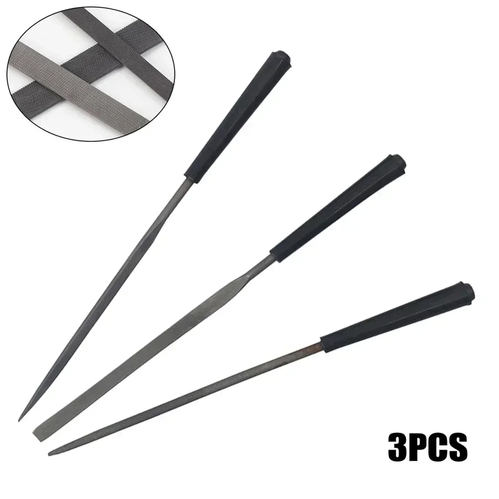 3pcs Needle Files Set Small St - Woodworking Files And Rasps avaliação e preço
