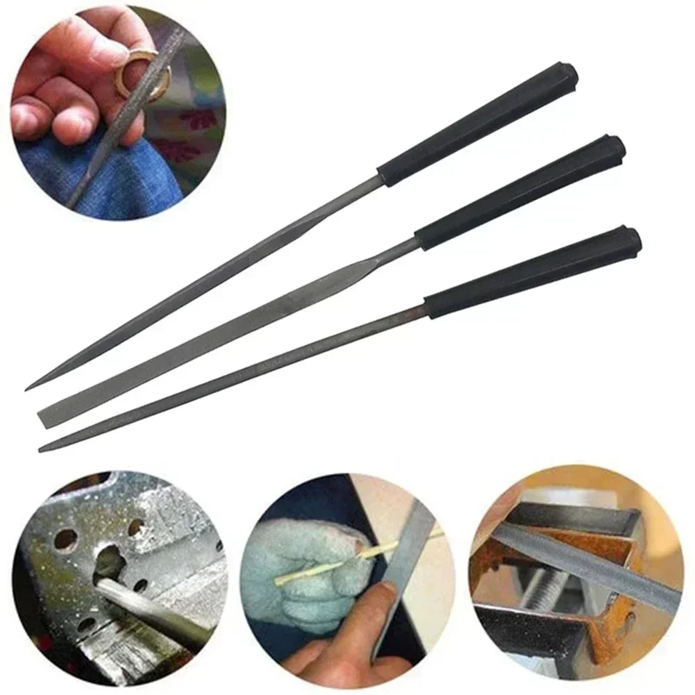3pcs Needle Files Set Small St - Woodworking Files And Rasps avaliação e preço
