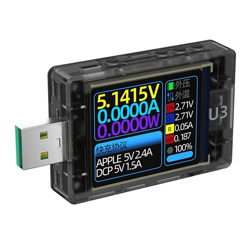 ABUI-USB Tester U3 3.1 PD Deco - Woodworking Qc avaliação e preço