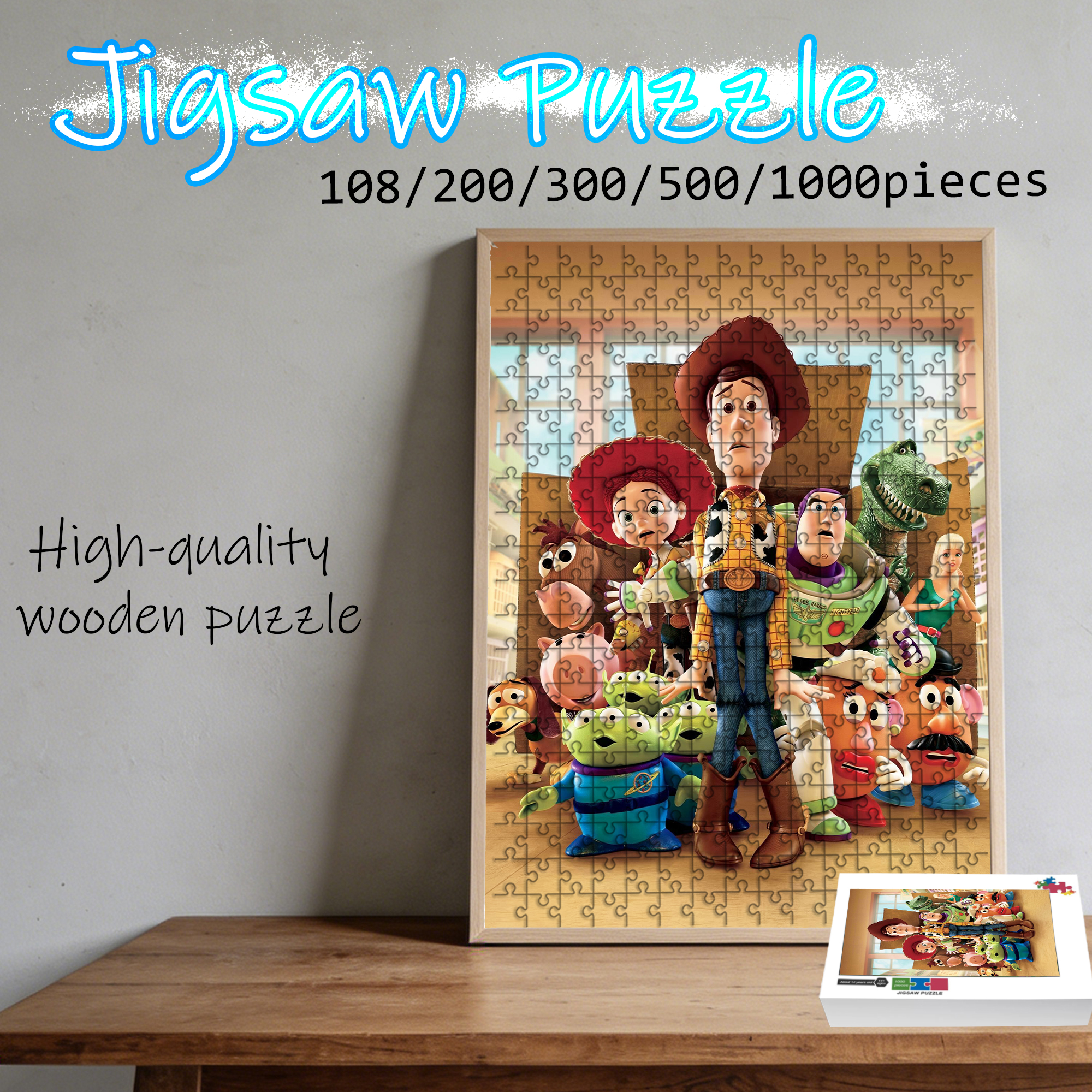 Toy Story Woody Buzz Lightyear - Woodworking Jigsaw avaliação e preço