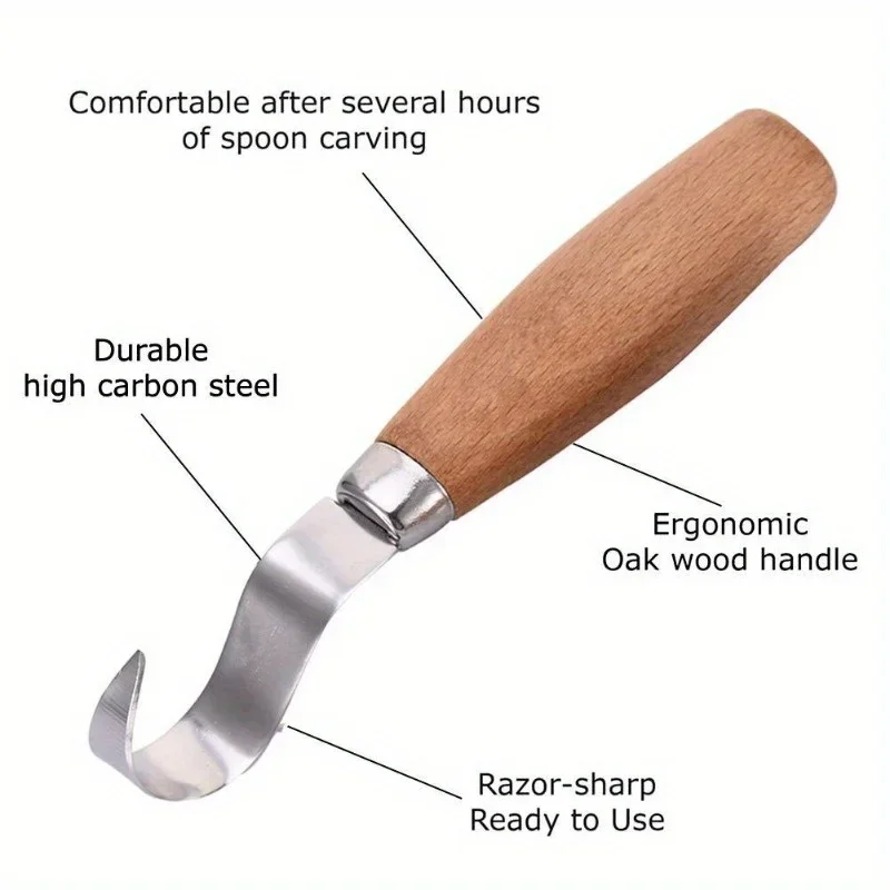Wood Carving Knife Chisel Hook - Woodworking Studio avaliação e preço