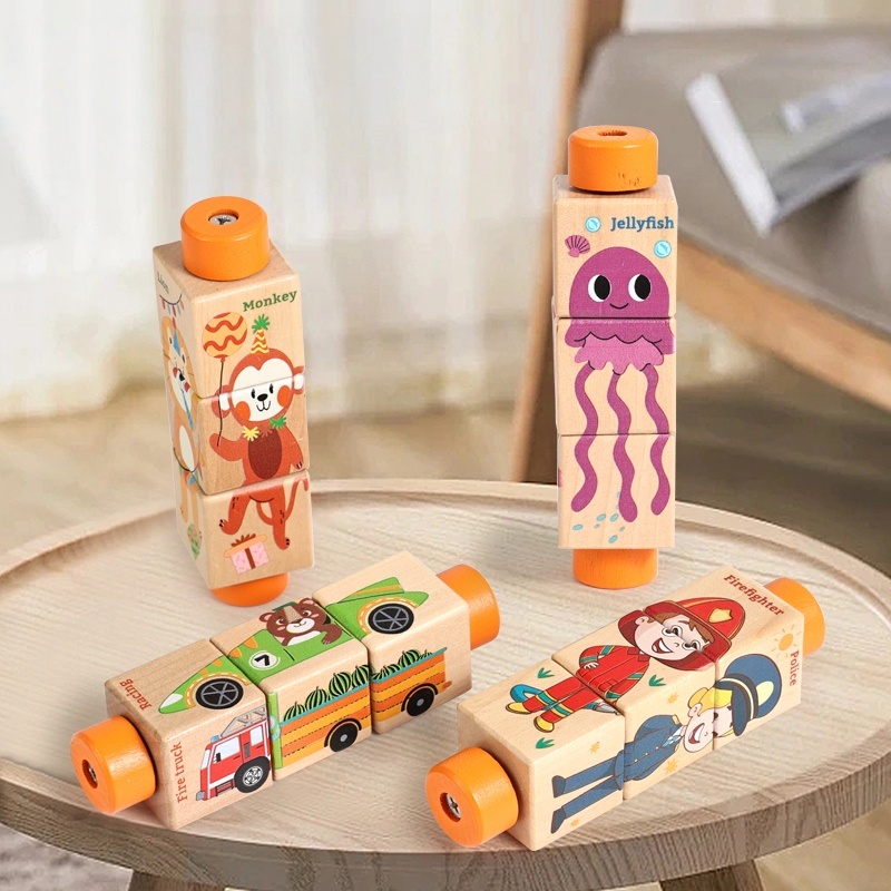 Baby Wooden Rotating Jigsaw Pu - Woodworking Jigsaw avaliação e preço