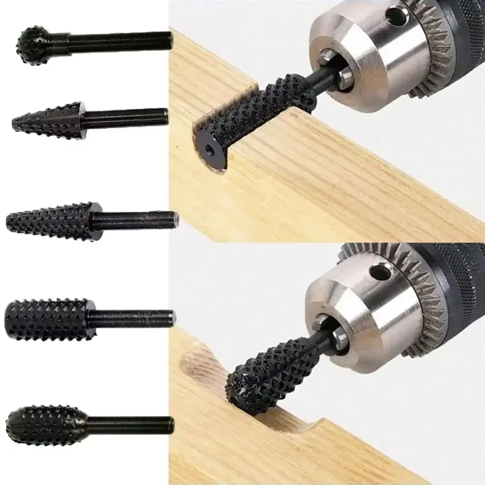 5pcs Rasp File Drill Bits Rasp - Woodworking Files And Rasps avaliação e preço