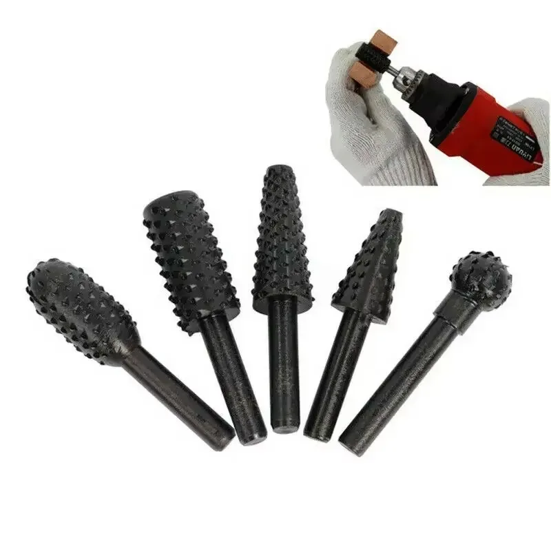 5pcs Rasp File Drill Bits Rasp - Woodworking Files And Rasps avaliação e preço