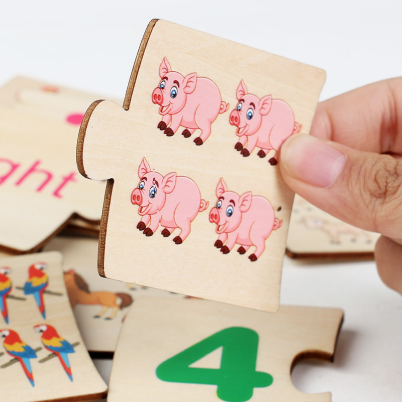 Children Iron Box Number Enlig - Woodworking Jigsaw avaliação e preço