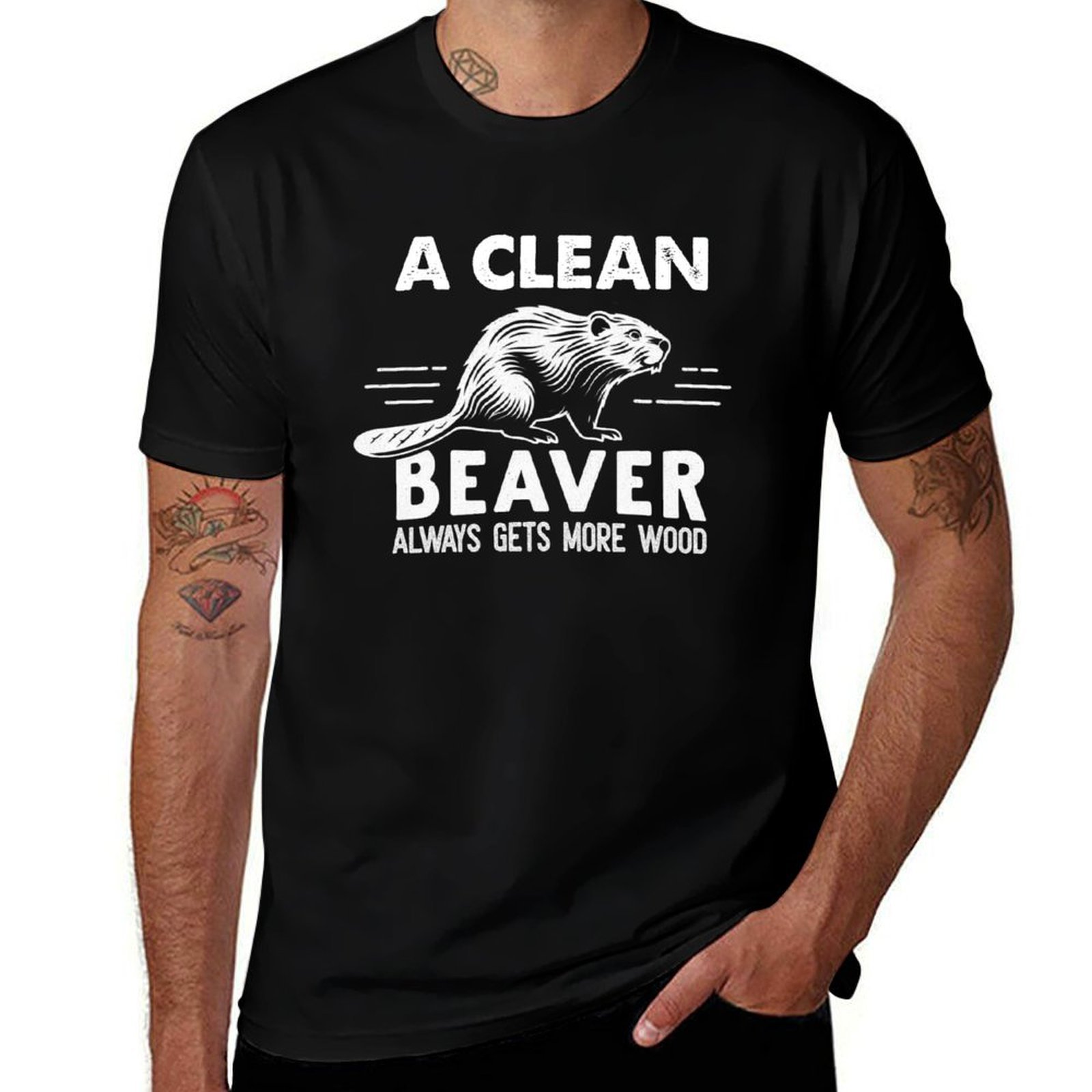 Funny A Clean Beaver Always Ge - Woodworking Jokes avaliação e preço