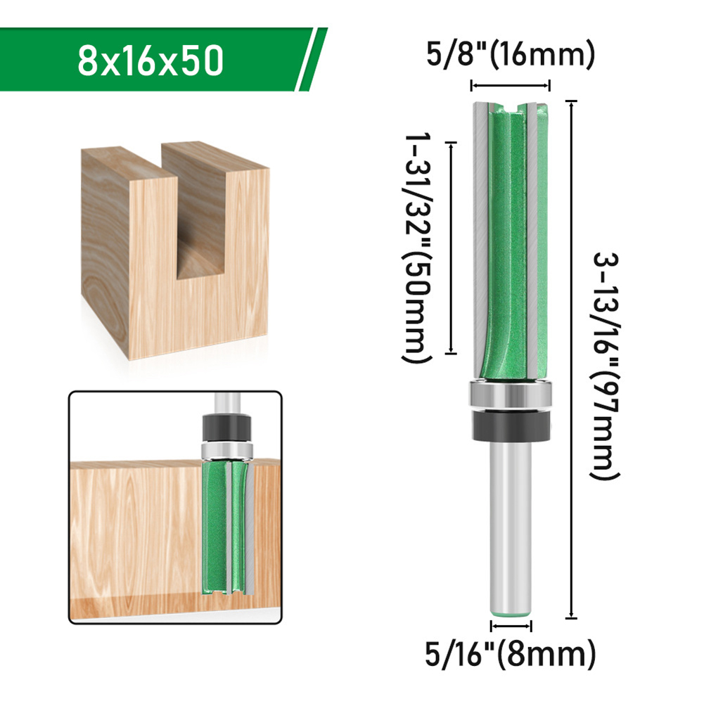 Woodworking Router Bit Set 2PC - Woodworking Kickback avaliação e preço