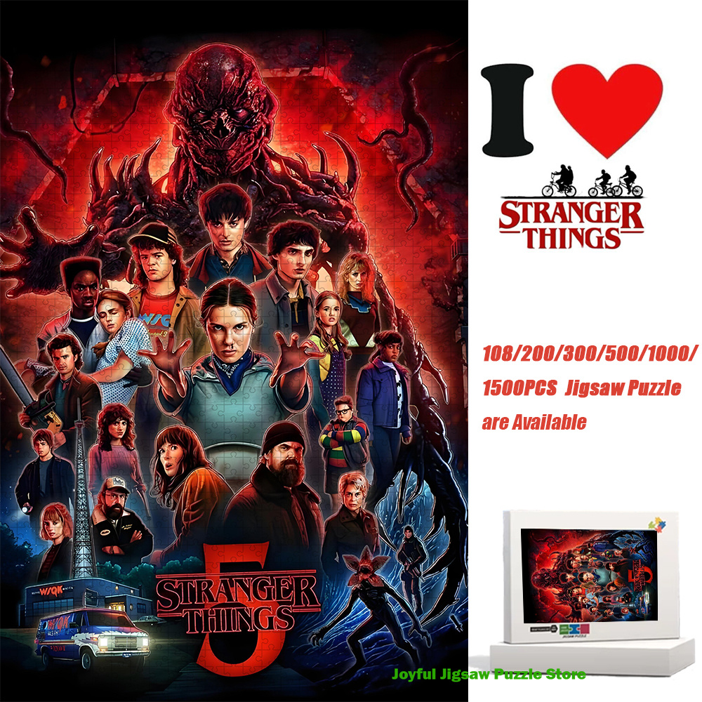 Stranger Things Season 5 Jigsa - Woodworking Jigsaw avaliação e preço
