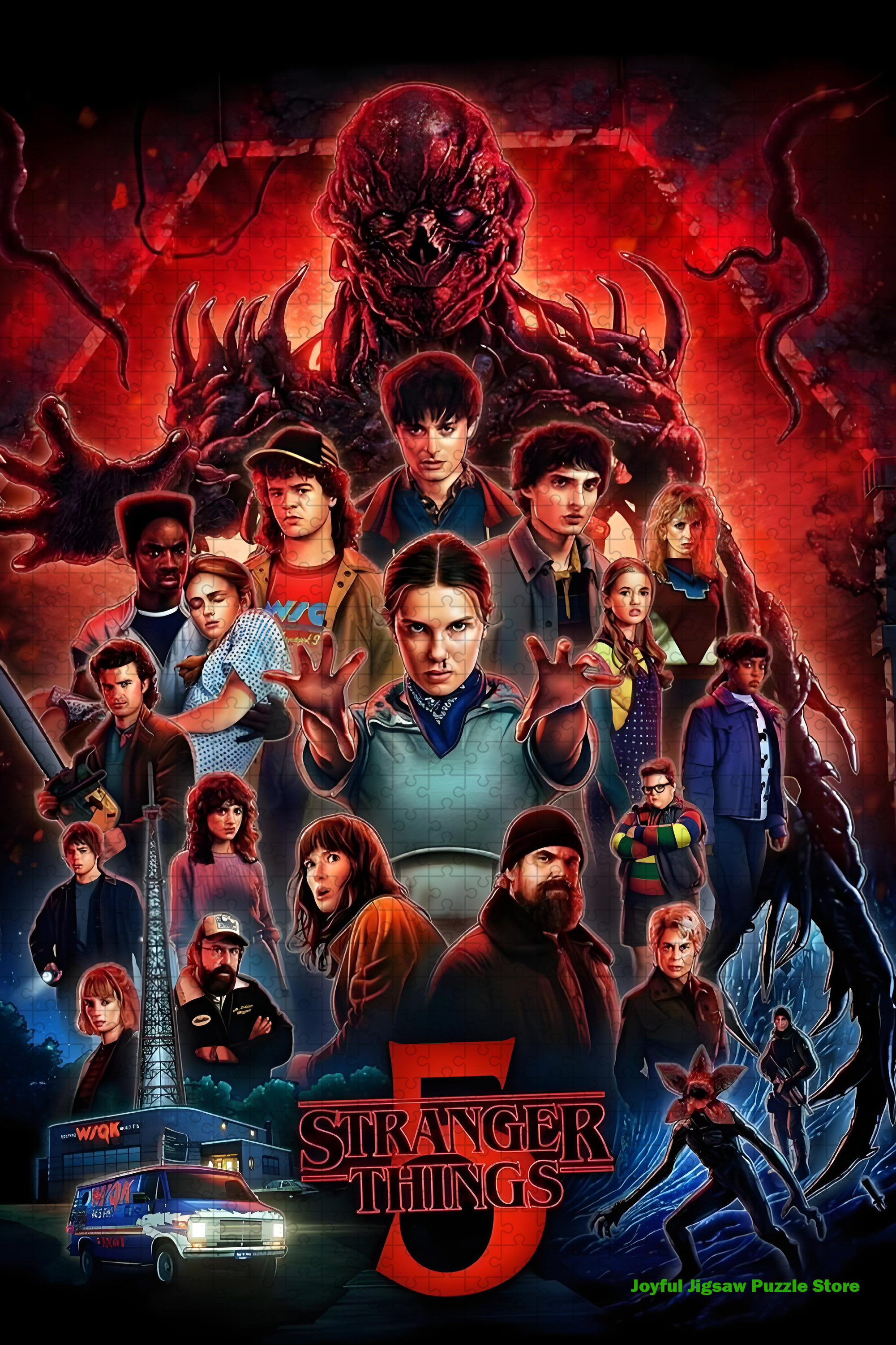Stranger Things Season 5 Jigsa - Woodworking Jigsaw avaliação e preço