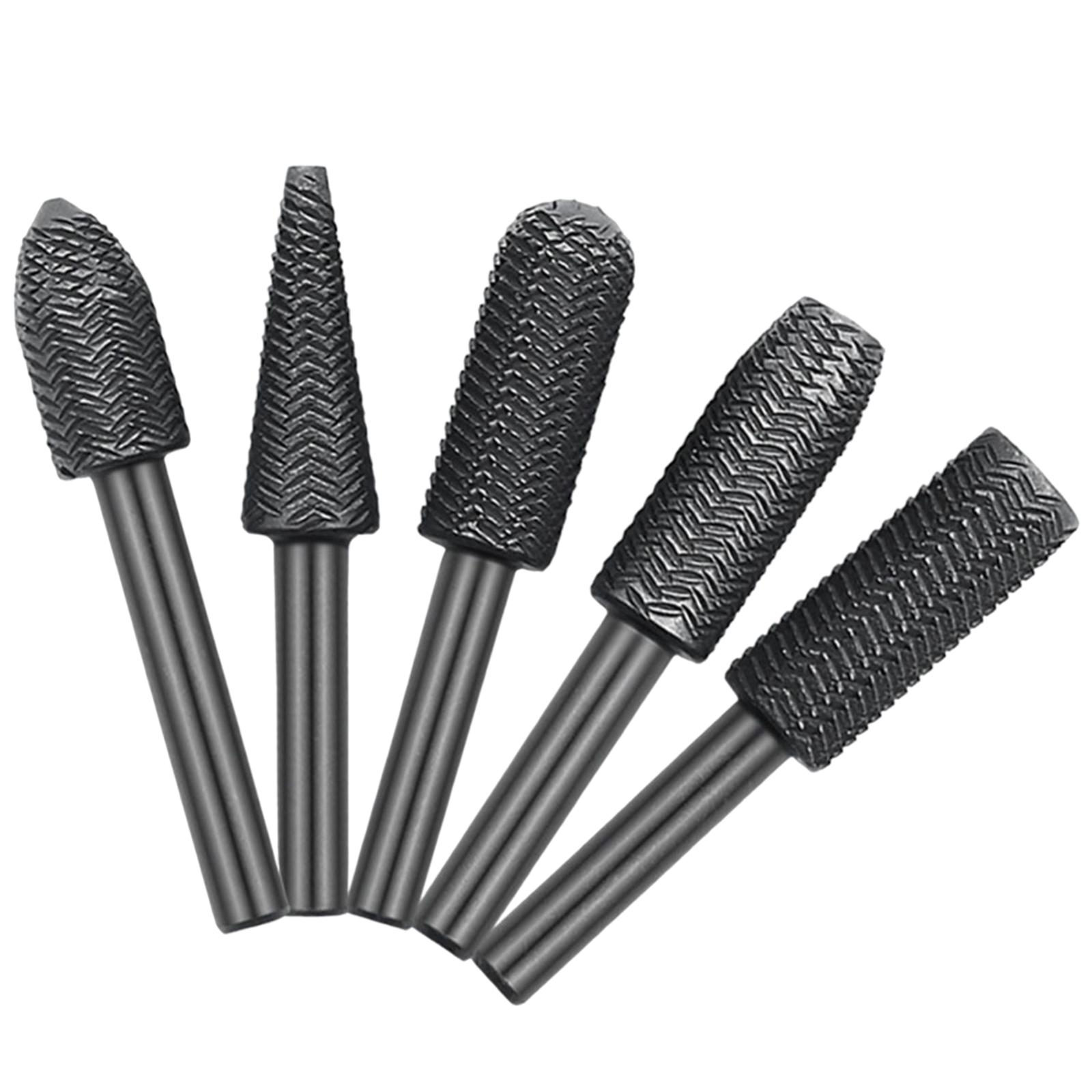 5x Steel Rotary Burr Set Carvi - Woodworking Files And Rasps avaliação e preço